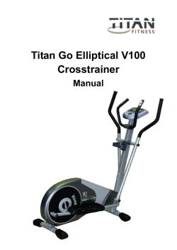 Titan V100 Crosstrainer Svensk