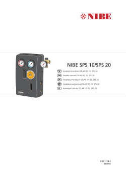 NIBE SPS 10/SPS 20