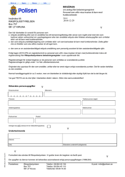 Blankett för begäran om utdrag ur belastningsregistret (pdf)
