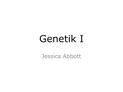 Genetik I - Jessica Abbott
