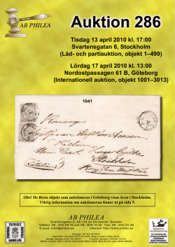 Auktion 286