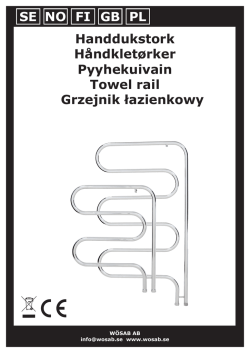 Handdukstork Håndkletørker Pyyhekuivain Towel rail Grzejnik