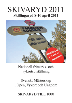 SKIVARYD 2011 - Skillingaryd.Nu startsida