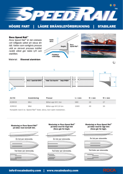 Speed Rail leaflet