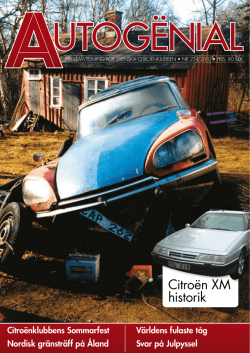 Citroën XM historik