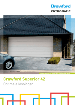 Crawford Superior 42 - fjärrstyrd kvalitet