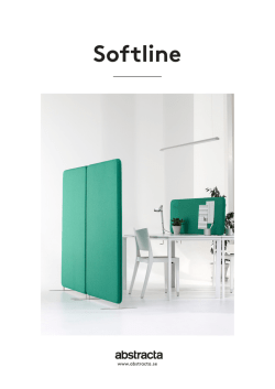 Produktblad Softline som Akustikmiljö är återförsäljare av (pdf 6.93MB)