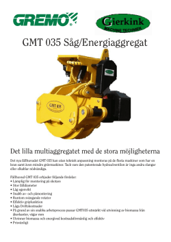 GMT 035 Såg/Energiaggregat