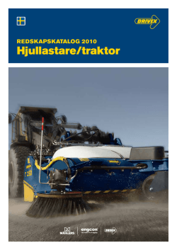 Hjullastare/traktor - Allt inom lantbruksmaskiner