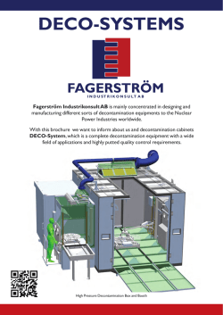 DECO-SYSTEMS - Fagerström Industrikonsult AB