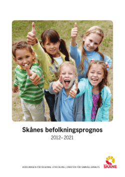 Skånes befolkningsprognos 2012