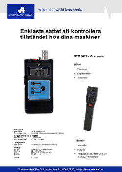 VTM 36 - Vibrationsteknik AB