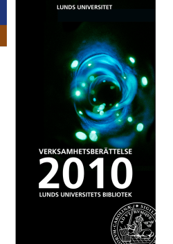 2010 - Lunds universitets bibliotek
