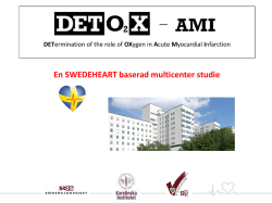 En SWEDEHEART baserad multicenter studie