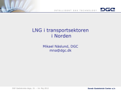 LNG - Dansk Gas Forening