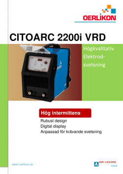 CITOARC CITOARC 2200i VRD 2200i VRD