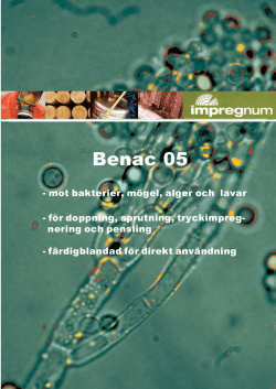produktblad benac 05