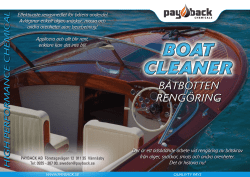 CLEANER BOAT