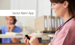 Användarmanual för Sector Alarm App