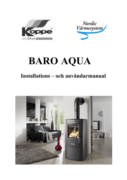 Manual braskamin Baro Aqua