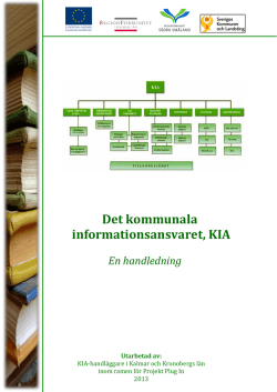 KIA-‐handledning