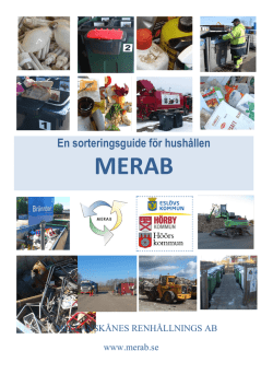 orterings A-Ö - Mellanskånes Renhållning AB