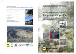 Bergmaterialingenjör - Storumans Lärcentrum