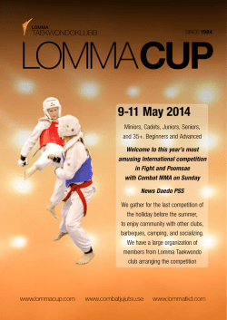 9-11 May 2014 - lommacup.com