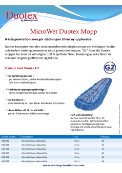 MicroWet Duotex Mopp
