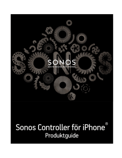 Sonos Controller för iPhone