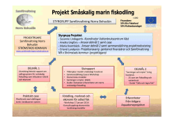 Projekt Småskalig marin fiskodling