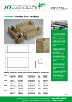 Trækasse / Wooden box / Holzkiste - F.electronic