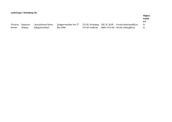 Landstinget i Jönköpings län Högkos tnadsk ort Christina Bejestam