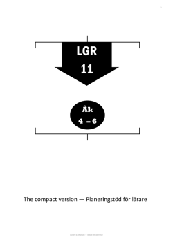 LGR 11 - SO åk 4-6 Leksands grundskolor
