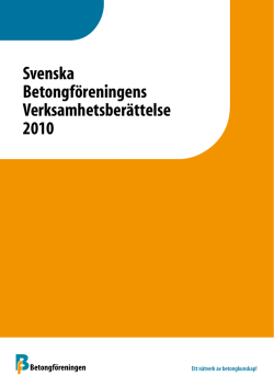 2010 - Betongföreningen