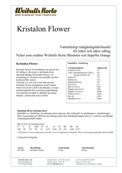 Kristalon Flower