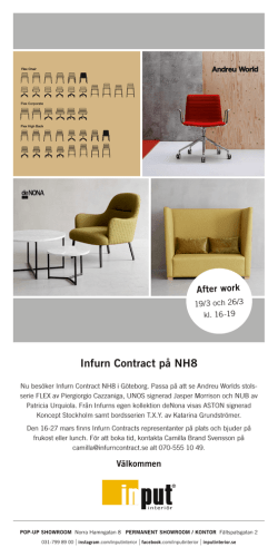 Infurn Contract på NH8