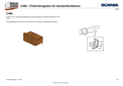 C489 – Förbindningsdon för standardfunktioner C489 - TIL