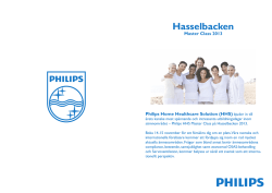 Hasselbacken - Philips Healthcare