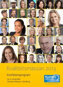 Ladda ner konferensprogrammet