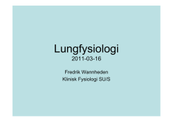 Lungfysiologi