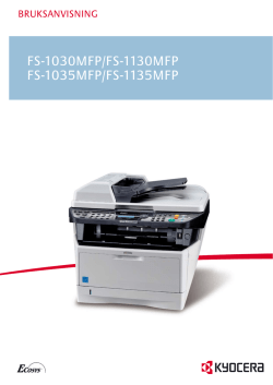 FS-1030MFP/FS-1130MFP FS-1035MFP/FS