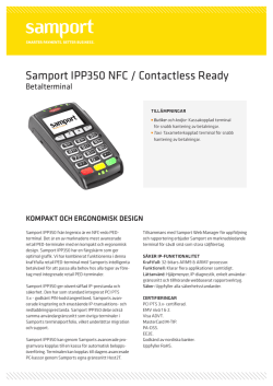 Samport IPP350 produktblad Klicka för PDF