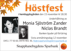 Monia Sjöström Zander Niclas Brandt