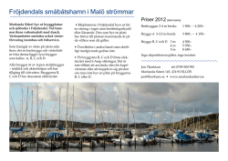 Fröjdendals småbåtshamn i Malö strömmar