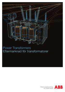 Power Transformers Eftermarknad för transformatorer