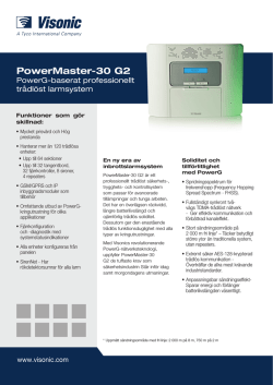 PowerMaster-30 G2