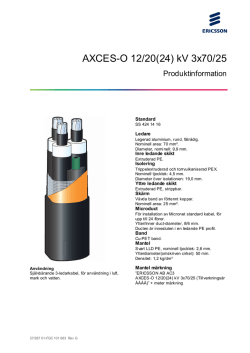 AXCES-O 12/20(24) kV 3x70/25 - riv