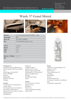 Windy 37 Grand Mistral