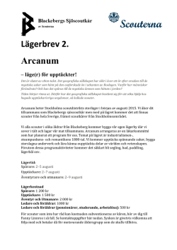 lägerbrev inbjudan i pdf - Blackebergs sjöscoutkår